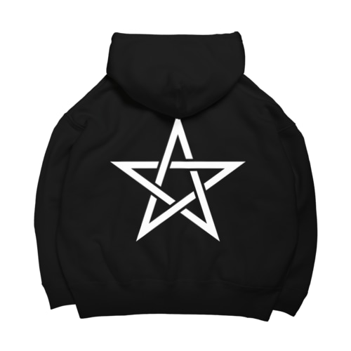 五芒星（白） Big Hoodie