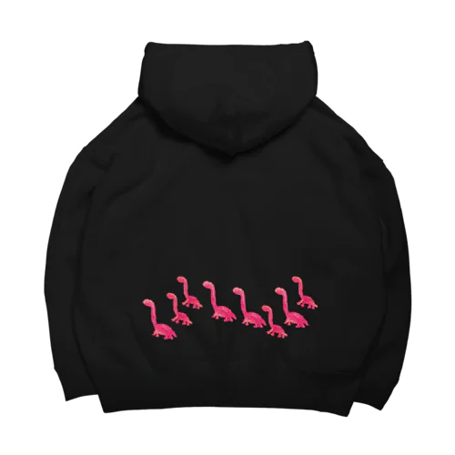 SPACE PINKY DINOSAUR FAMILY BIG Hoodie ビッグシルエットパーカー