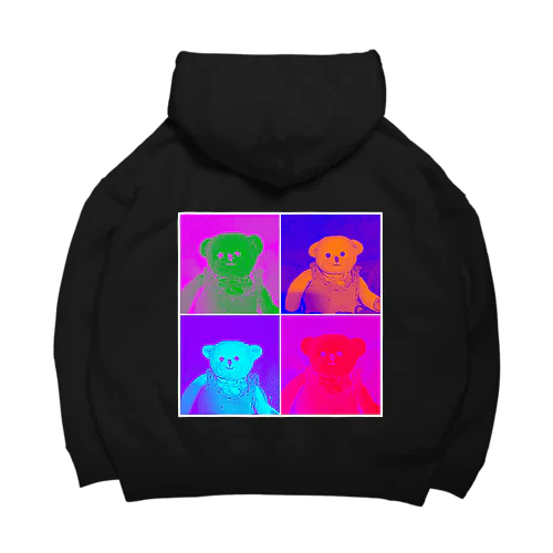 サイケデリックなくまサン Big Hoodie