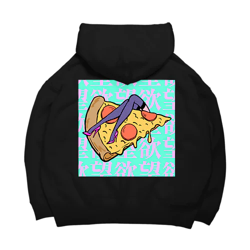 欲望のピザ🍕　GUILTY PLEASURE PIZZA HIGH HEEL Big Hoodie