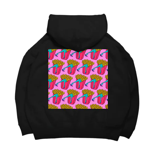 誘惑のフライドポテト🍟　ピンクAO / FRENCH FRIES GULTY PLEASURE Big Hoodie