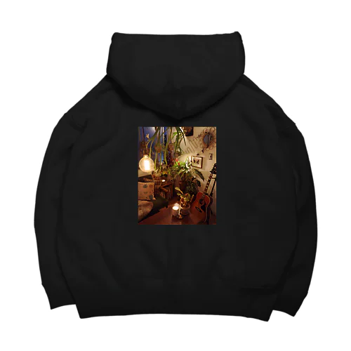 Botanical Living Room-Night-01 Big Hoodie