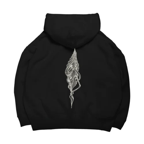 巻貝（白） Big Hoodie