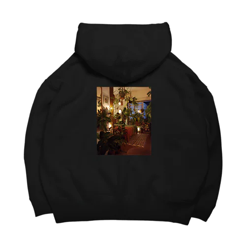 Botanical Bed Room-Night-01 Big Hoodie