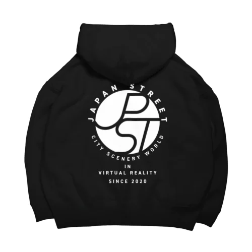 Japan Street in VR / White Big Hoodie