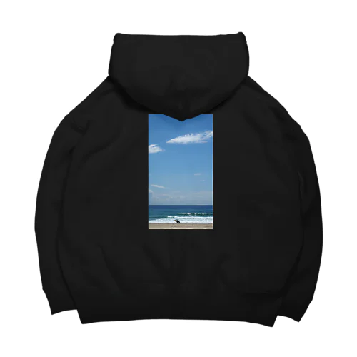 Gold Coast beach Big Hoodie