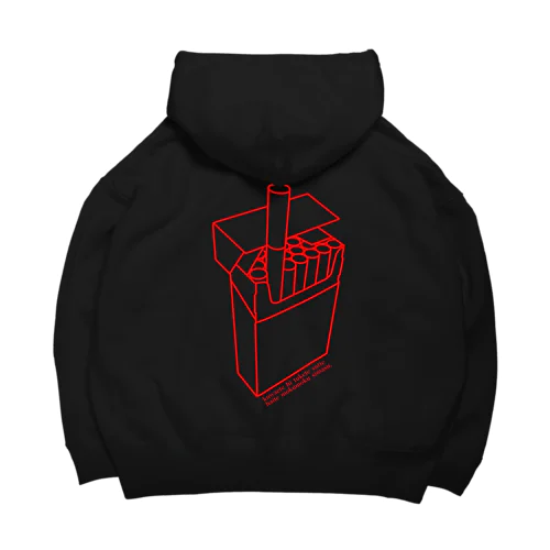 煙草レッド Big Hoodie