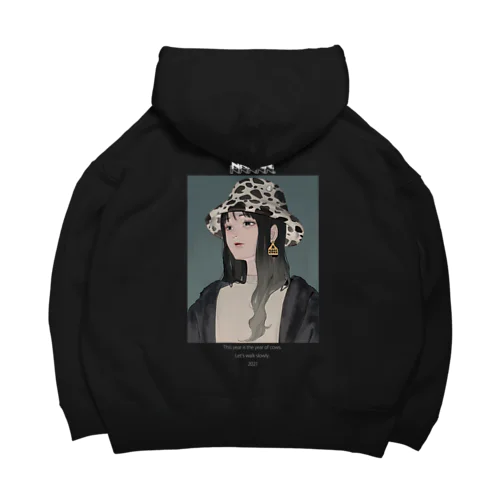 ゆっくり歩こうね、丑ちゃん Big Hoodie