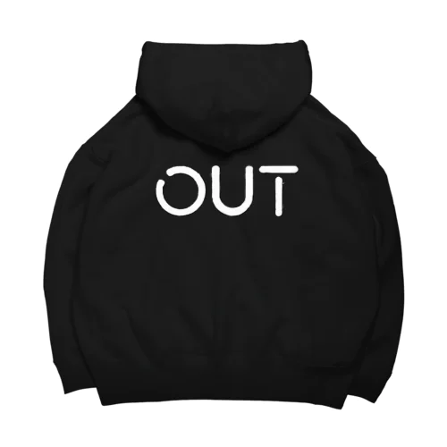 OUT ビッグシルエットパーカー