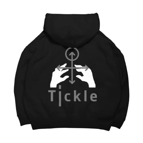 tickleグッズ(布地濃い色用) Big Hoodie