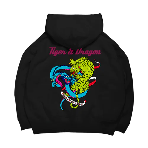 TIGER ＆ DRAGON 루즈핏 후디