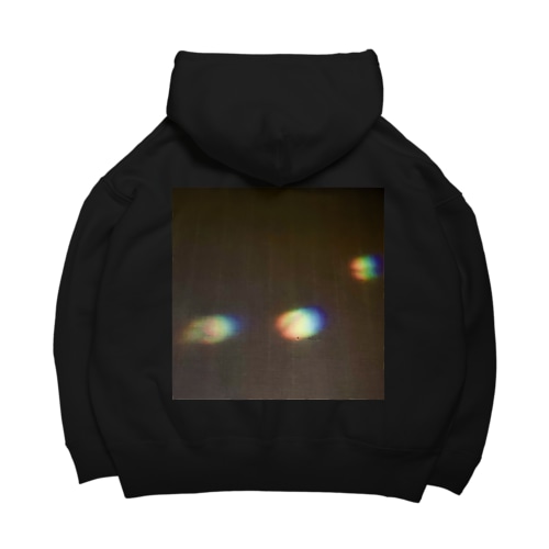 光の足跡-正方形 Big Hoodie