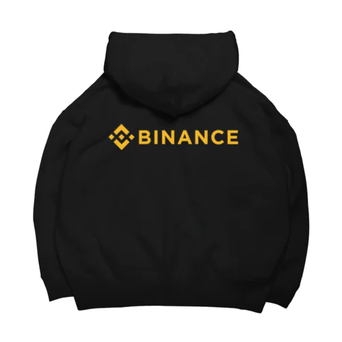 BINANCE-バイナンス- バックプリントデザイン（背面プリント） Big Hoodie