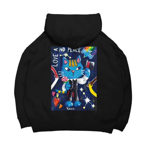 LOVE AND PECE バックプリントビッグパーカー Big Hoodie