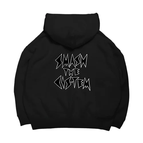 SMASH THE CIS-TEM 黒 Big Hoodie