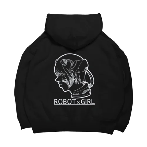 ROBOT×GIRL  BLACK Big Hoodie