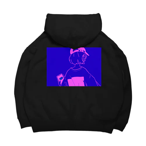 充電切れ Big Hoodie