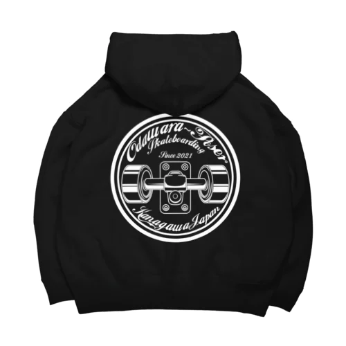 ODAWARAPOSER丸ロゴ(トラック)白文字 Big Hoodie