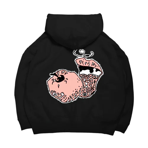 apple lip logo Big Hoodie