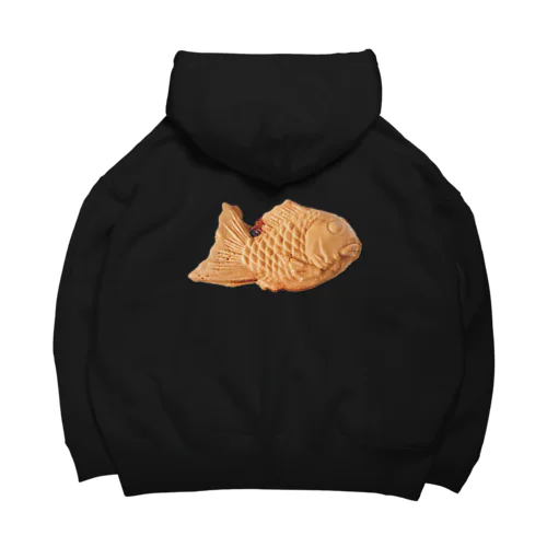 背中にもTAIYAKI ビッグシルエットパーカー