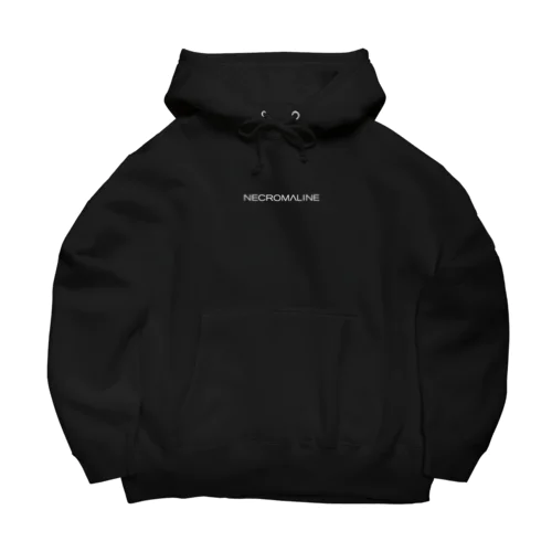 NECROMALINE LOGO series（WHITE） ビッグシルエットパーカー