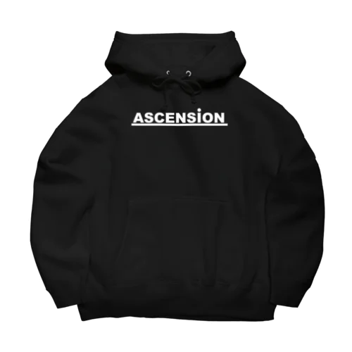 アセンション（ASCENSION）白文字 ビッグシルエットパーカー