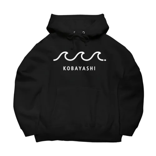 KOBAYASHI WAVE [BLACK] Big Hoodie