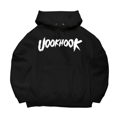 UookHook logo_w ビッグシルエットパーカー