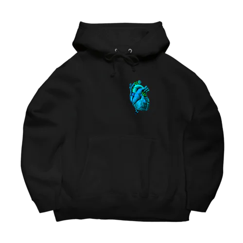 Blue-pulse Big Hoodie