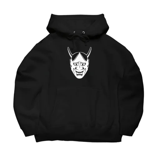 般若 ホワイト Big Hoodie