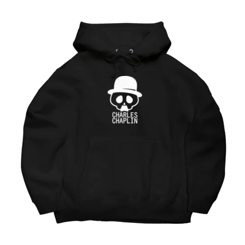 チャールズ・チャップリンスカル ホワイト Big Hoodie