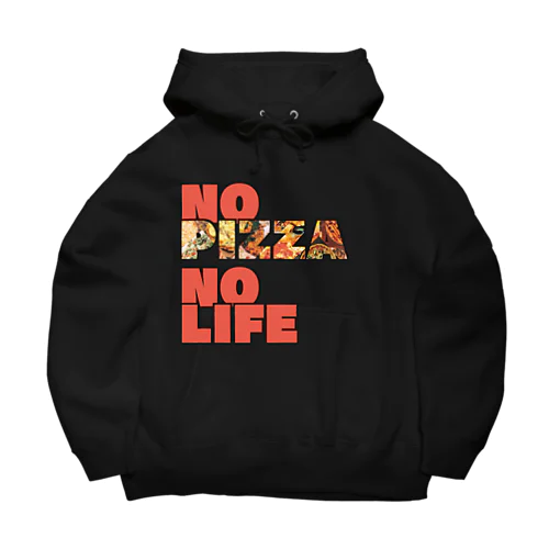 No Pizza No Life ビッグシルエットパーカー