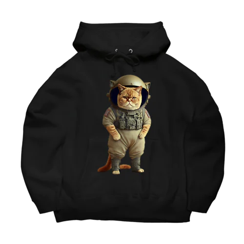 地球を救おうとしているネコ Big Hoodie