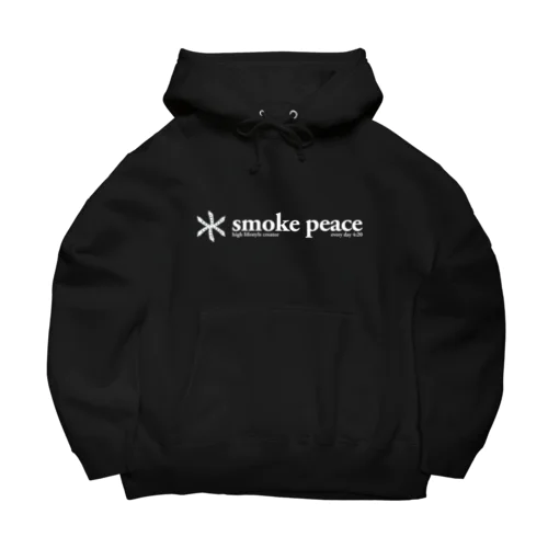 smoke peace ビッグシルエットパーカー