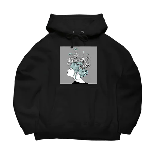 mint blue Big Hoodie