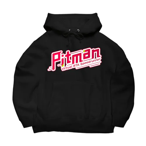 Pitman ロゴ - ブラック系統 ビッグシルエットパーカー