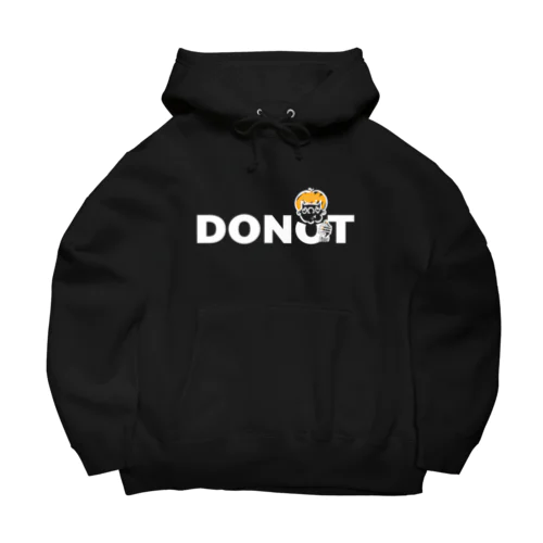 『DONOT☞DONUT』黒・その他　マッシュな男の子の日常 ビッグシルエットパーカー