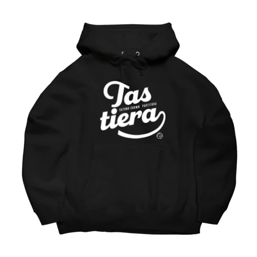 タスティエーラ（タイポグラフィWHITE） Big Hoodie