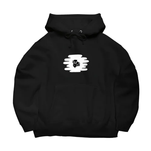 暗闇から現れたスシちゃん（白） Big Hoodie