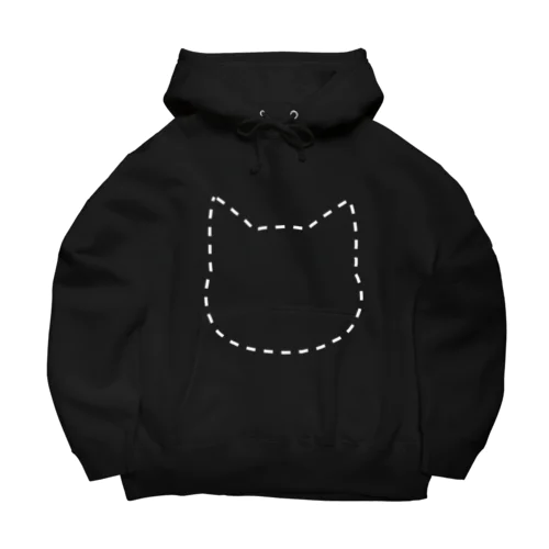 とうめいねこちゃん(白) Big Hoodie