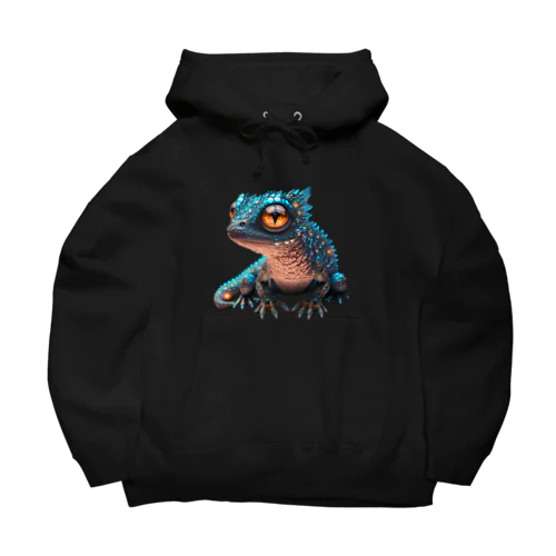 Glowing Lizard Big Hoodie