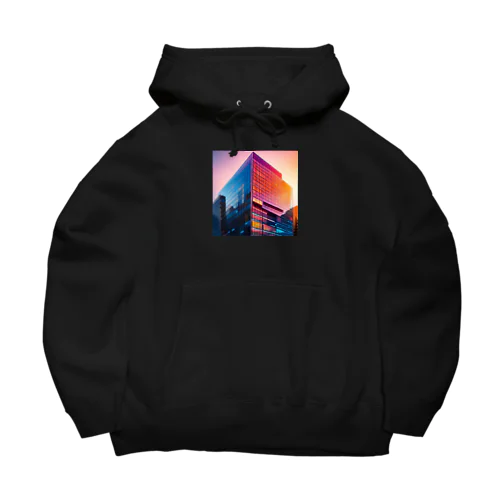 夢見る都市の夕焼け（Dreamy Sunset of the Metropolis） Big Hoodie