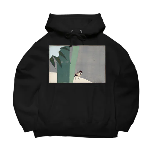 雪中竹、神坂雪佳、1909年 Big Hoodie