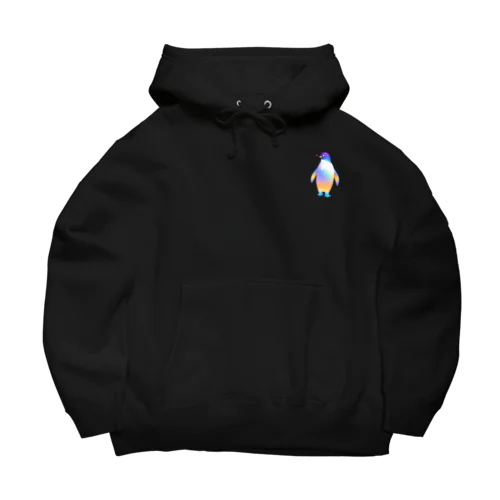 グラデーションペンギン Big Hoodie