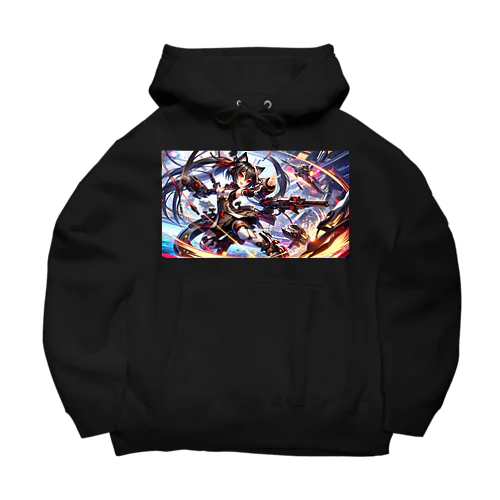 ケモミミメカ少女 Big Hoodie