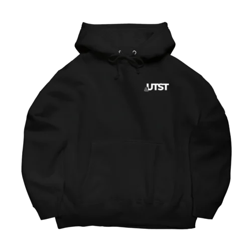 UTST Black/White ビッグシルエットパーカー