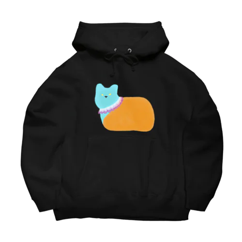 丸っこいネコ神 Big Hoodie