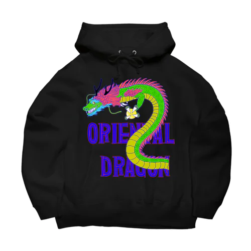 ORIENTAL DRAGON（龍）英字バージョン Big Hoodie