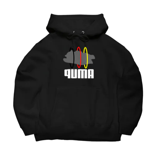 qUMA WHロゴ Big Hoodie