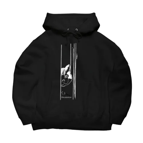 ドアからのぞくぅ『くぅちゃん』 Big Hoodie